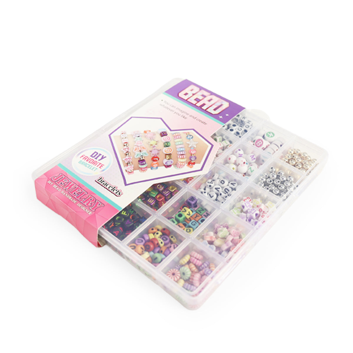 Bead bracelet making set
