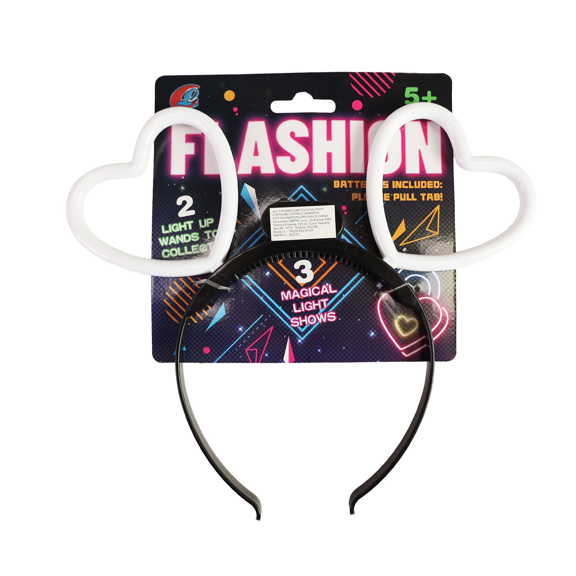 Flashing Heart Headband