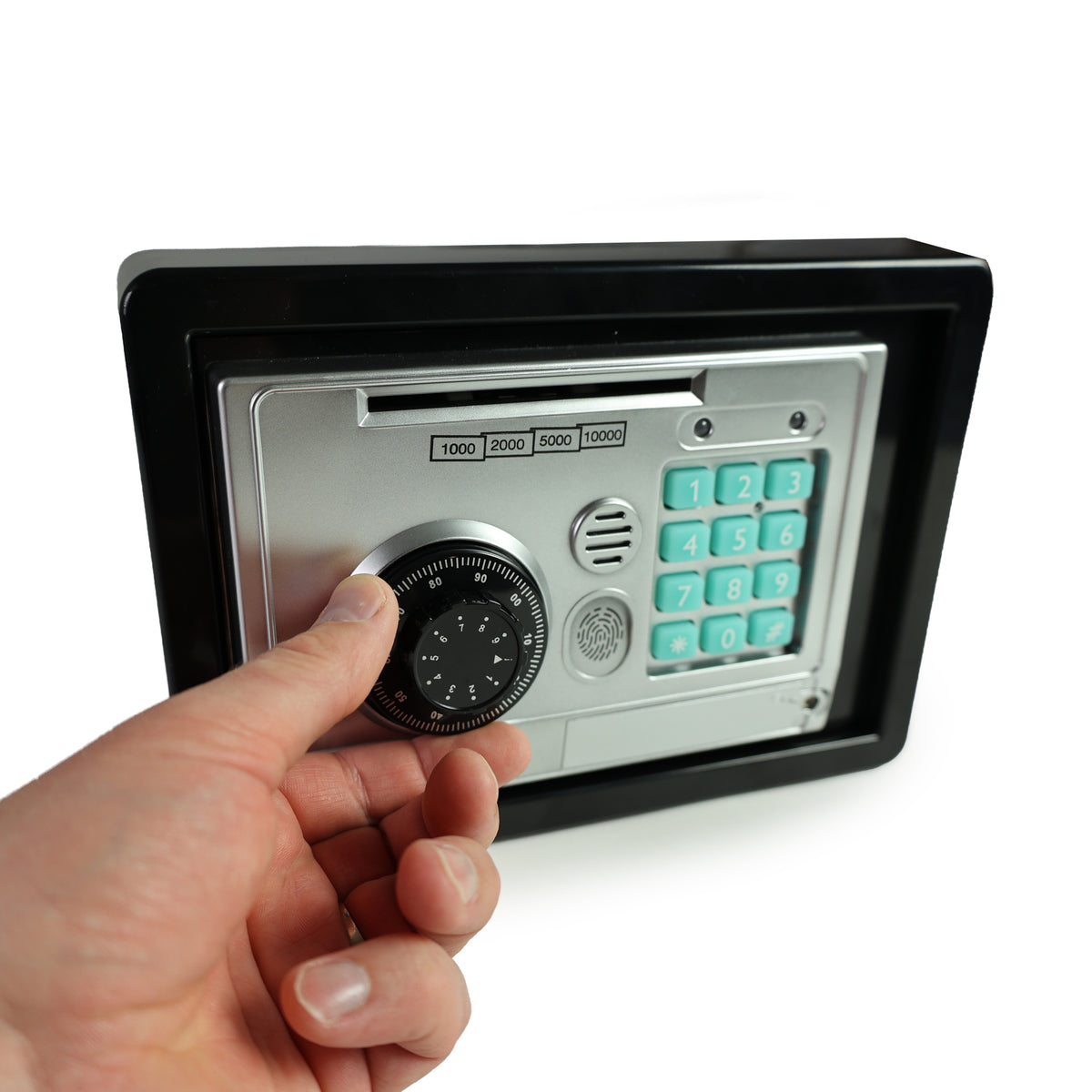 Toy safe money box with fingerprint lock