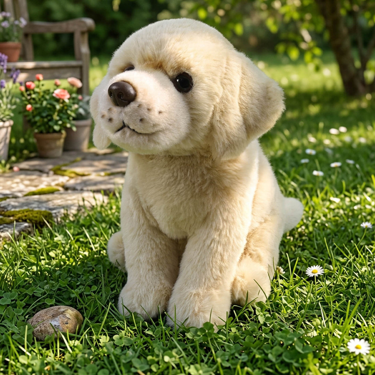Plush Labrador dog 23 cm