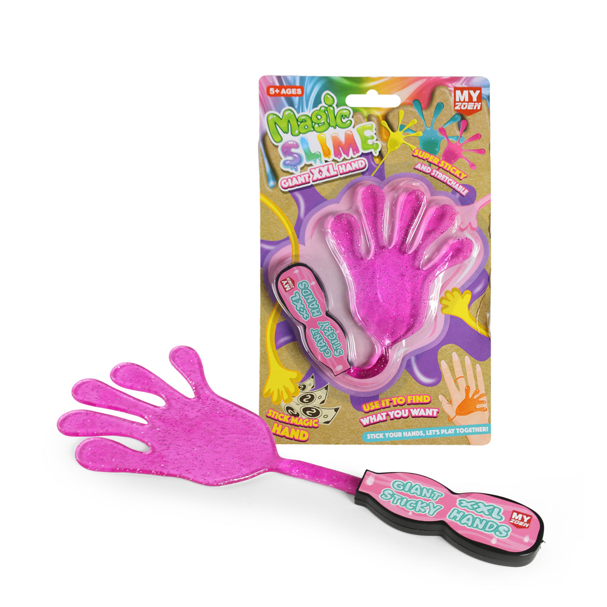 Sticky stretchy hand