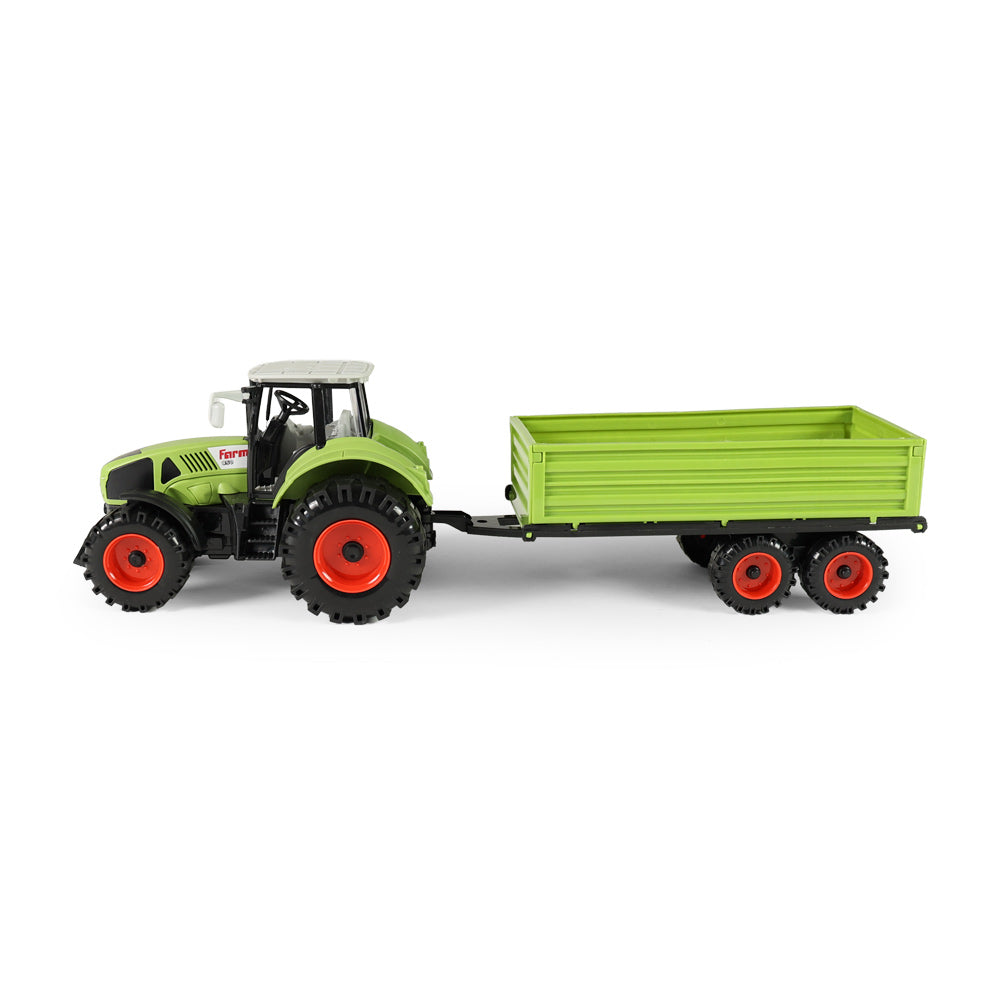 Farm tractor with trailer 45 cm