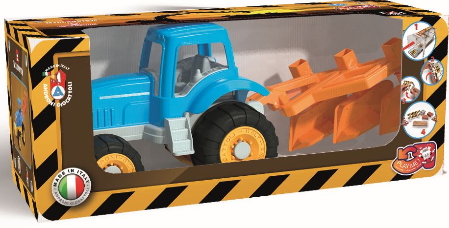 Androni Millennium tractor with working plough 43 cm