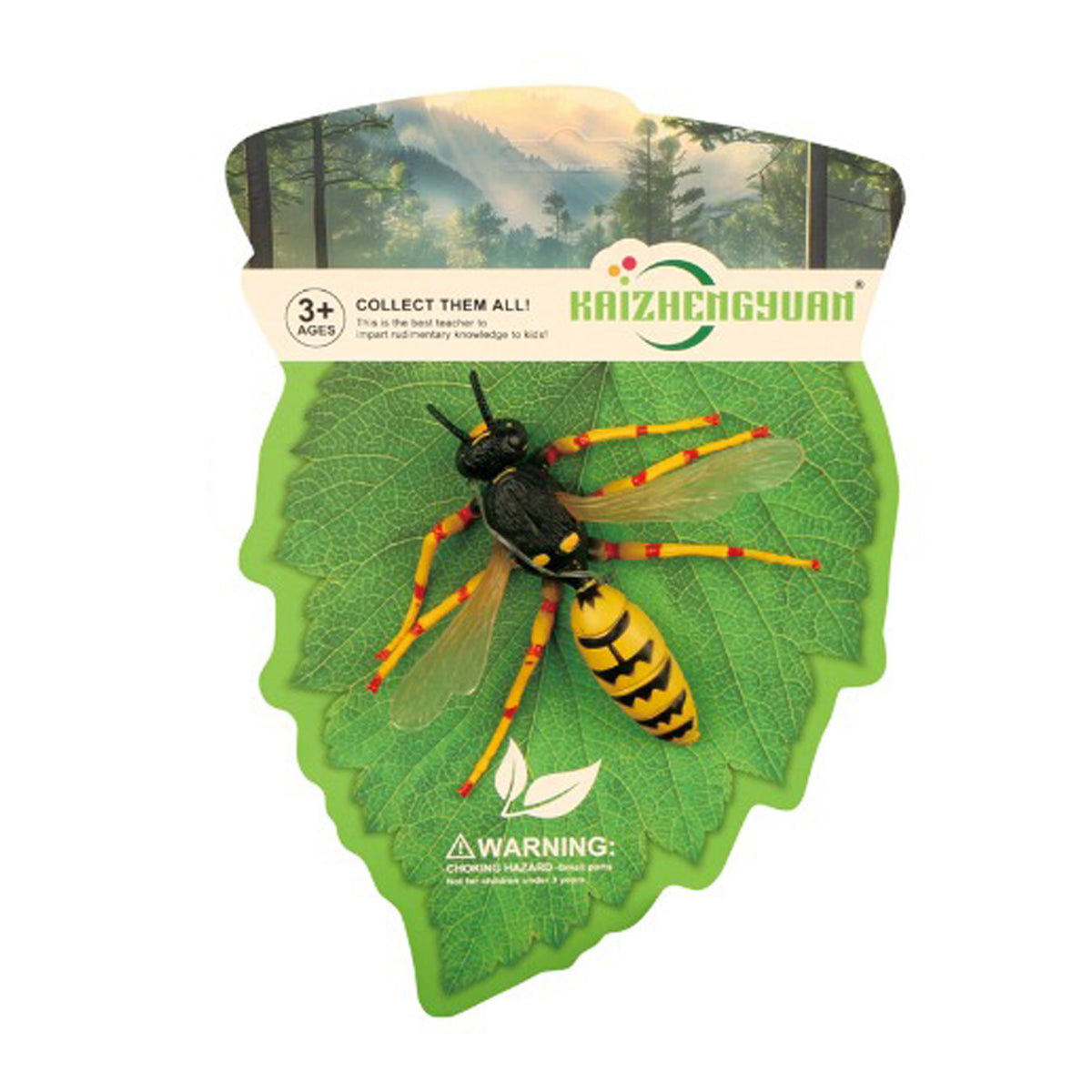 Plastic wasp figure 9 cm
