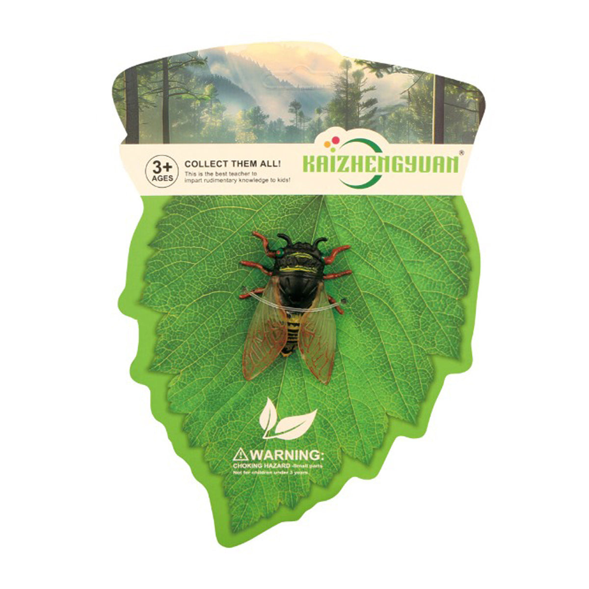 Plastic cicada figure 6 cm