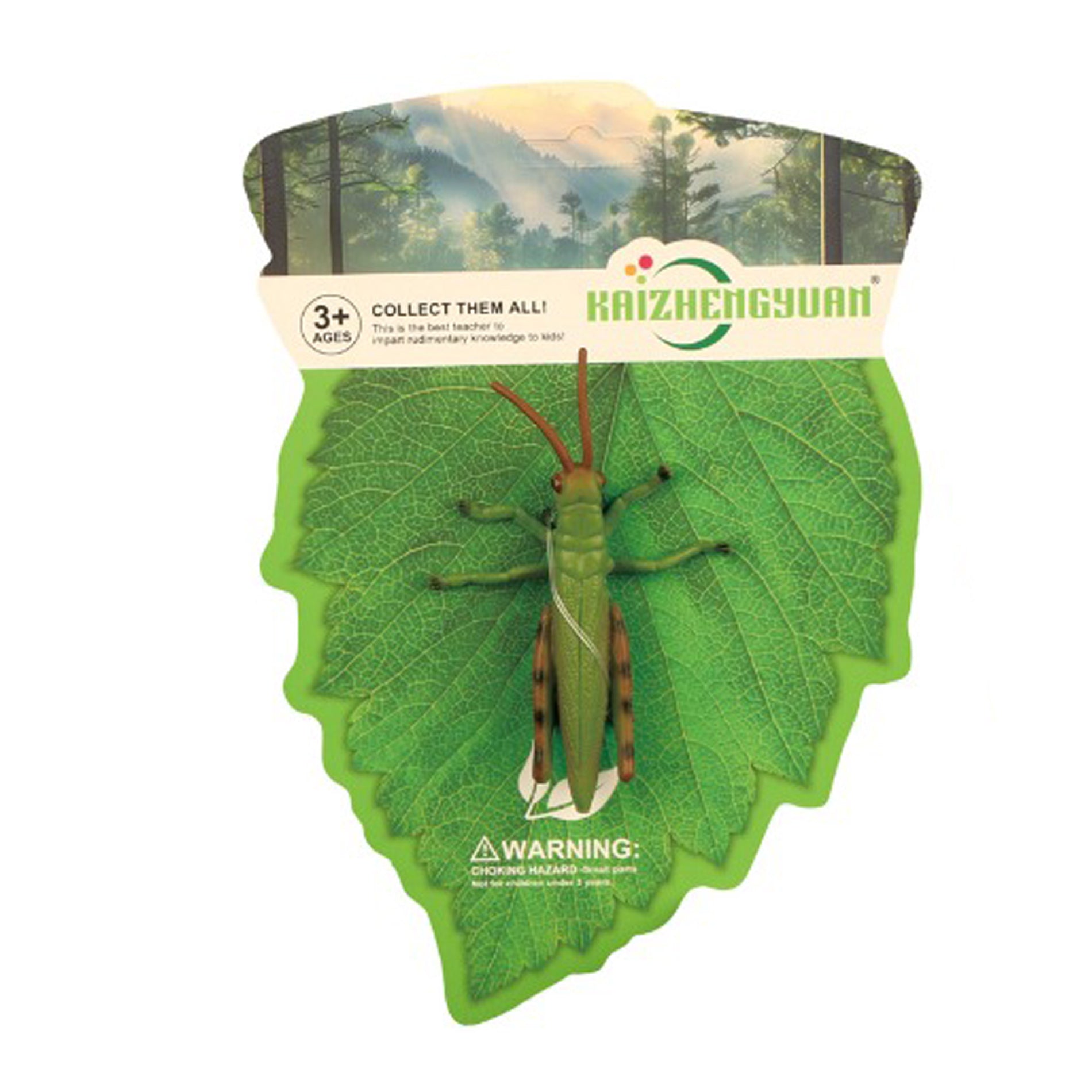 Plastic grasshopper figure 9 cm