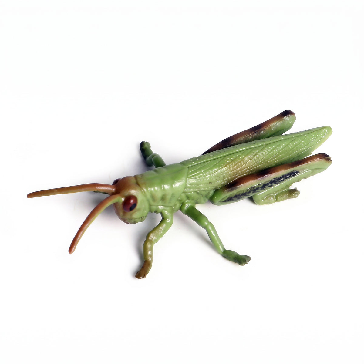 Plastic grasshopper figure 9 cm