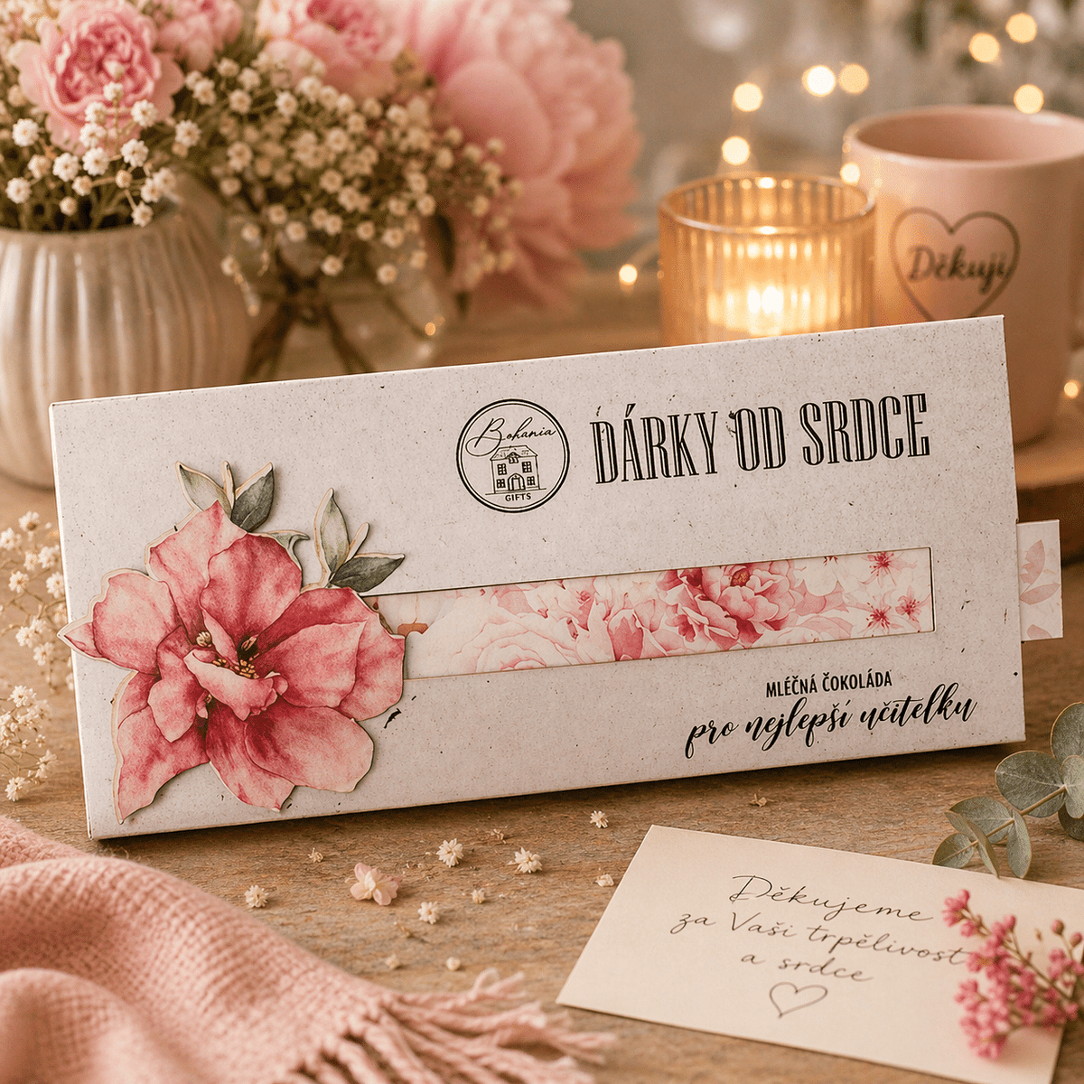 Interactive Milk Chocolate for a Female Teacher