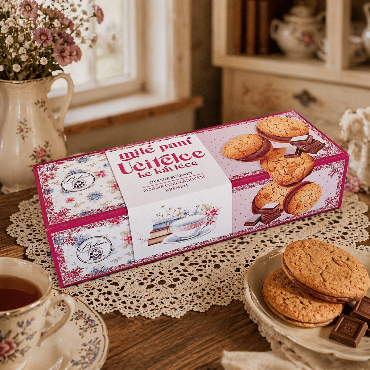 Cookies for a Female Teacher with Chocolate Cream, 180 g