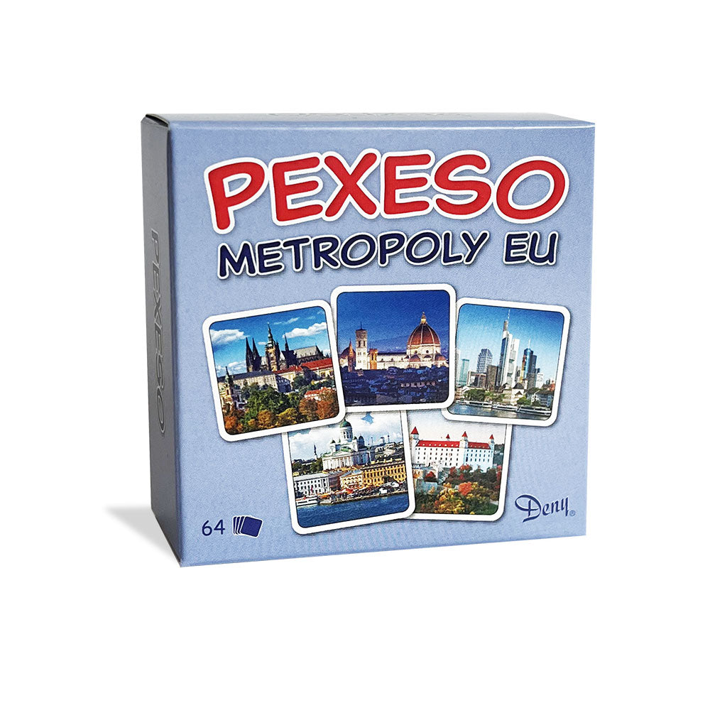 EU Capital Cities Memory Game in Box / Pexeso