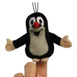 Kleiner Maulwurf Fingerpuppe 8cm / Krtecek prstovy manasek