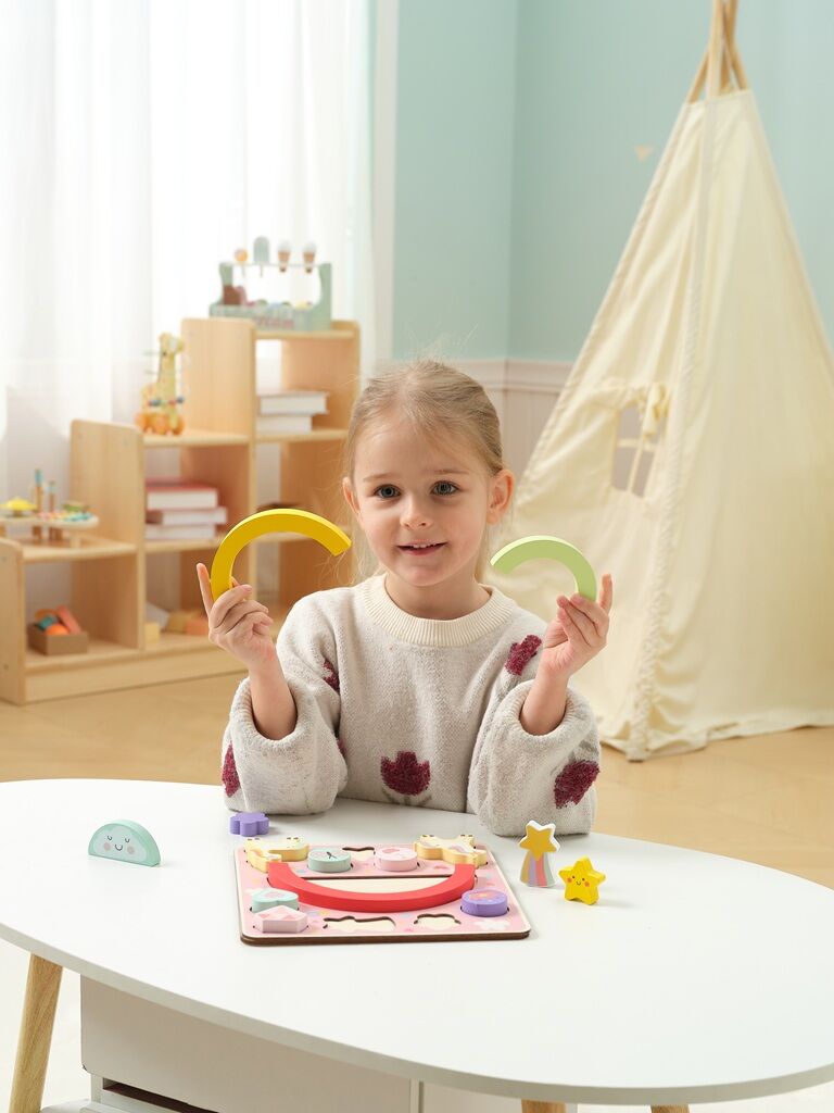Unicorn wooden balance puzzle 2-in-1