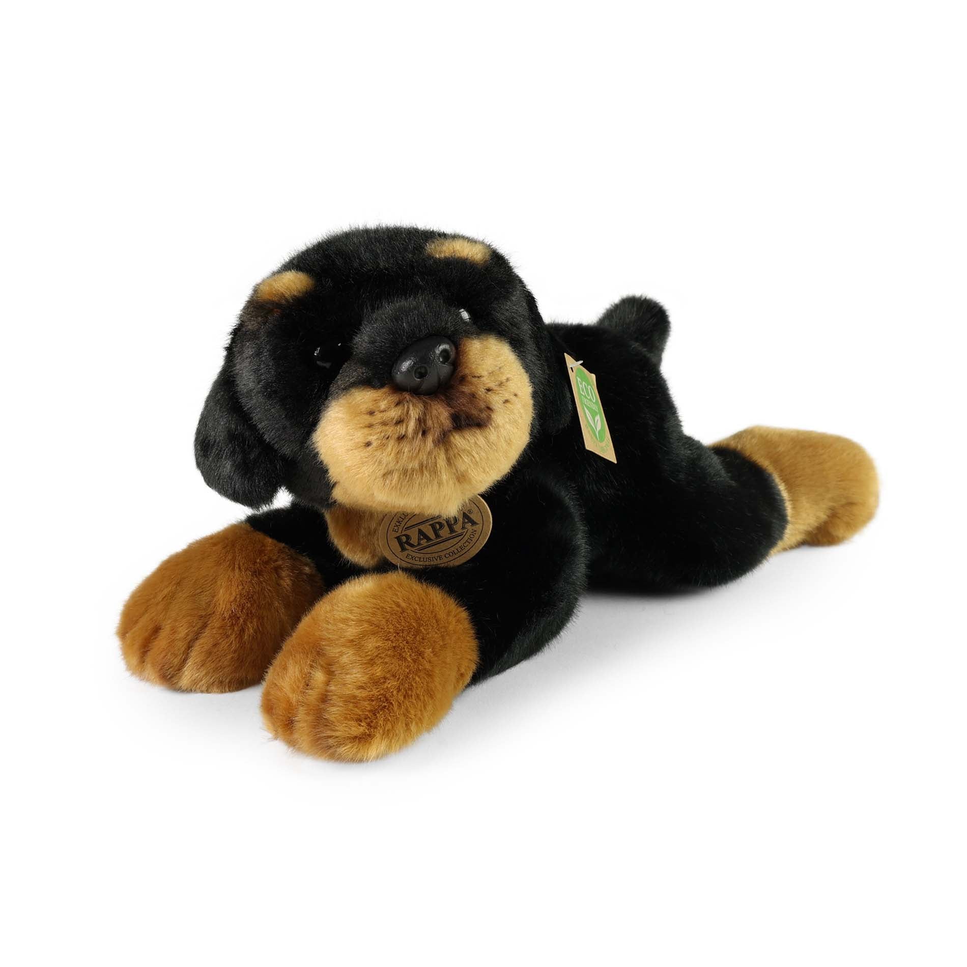 Plush Rottweiler dog 30 cm with recycled PET filling