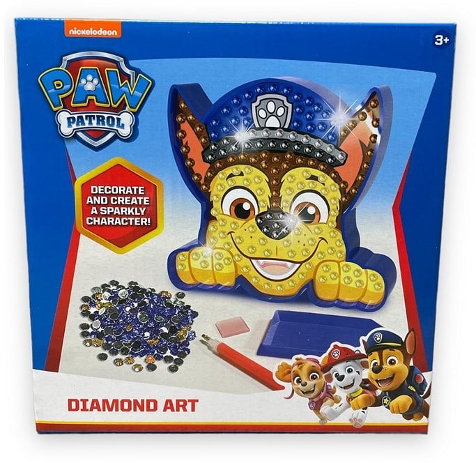 Paw Patrol Chase Diamond Painting Set 18 x 18 cm