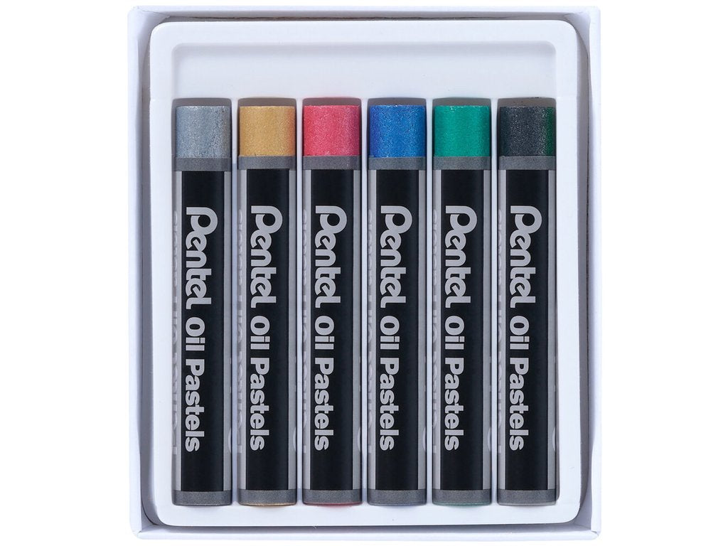 Pentel Pastely olejové - metalické