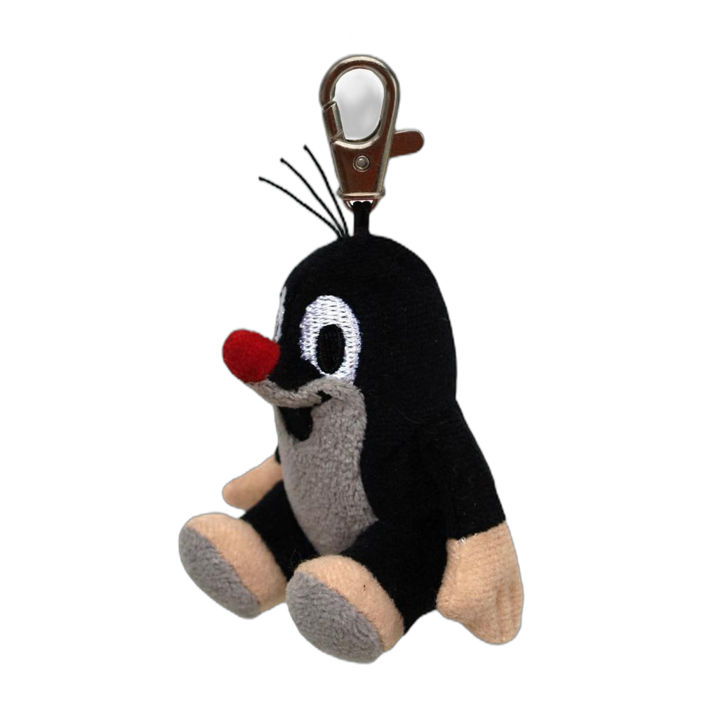 Little Mole 7 cm sitting plush keyring