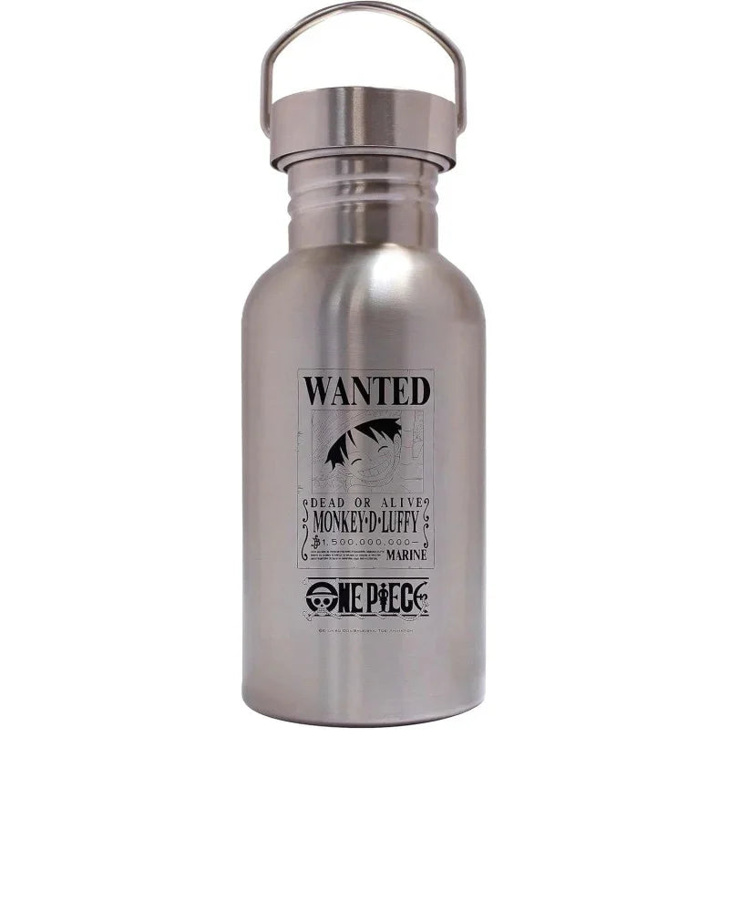 One Piece Láhev nerezová 500 ml - Wanted Luffy