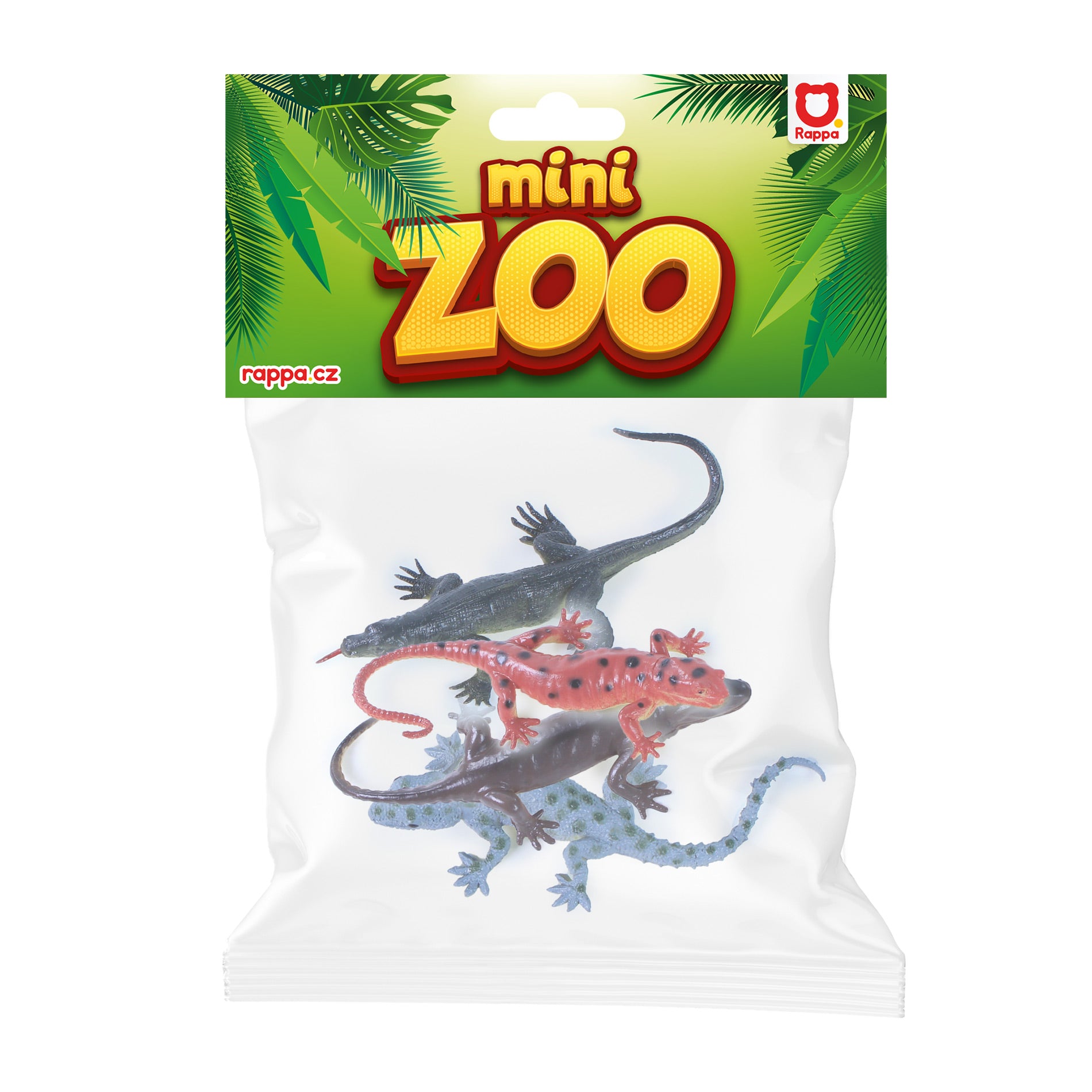 Lizard figures 4 pcs in a bag
