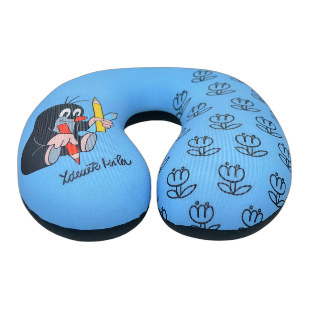 Little Mole kids neck warmer 23×24 cm, blue