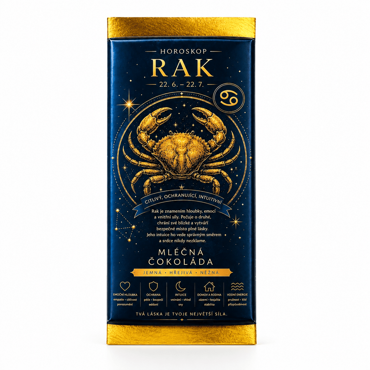 Milk Chocolate Gift 100 g – Cancer Zodiac Sign