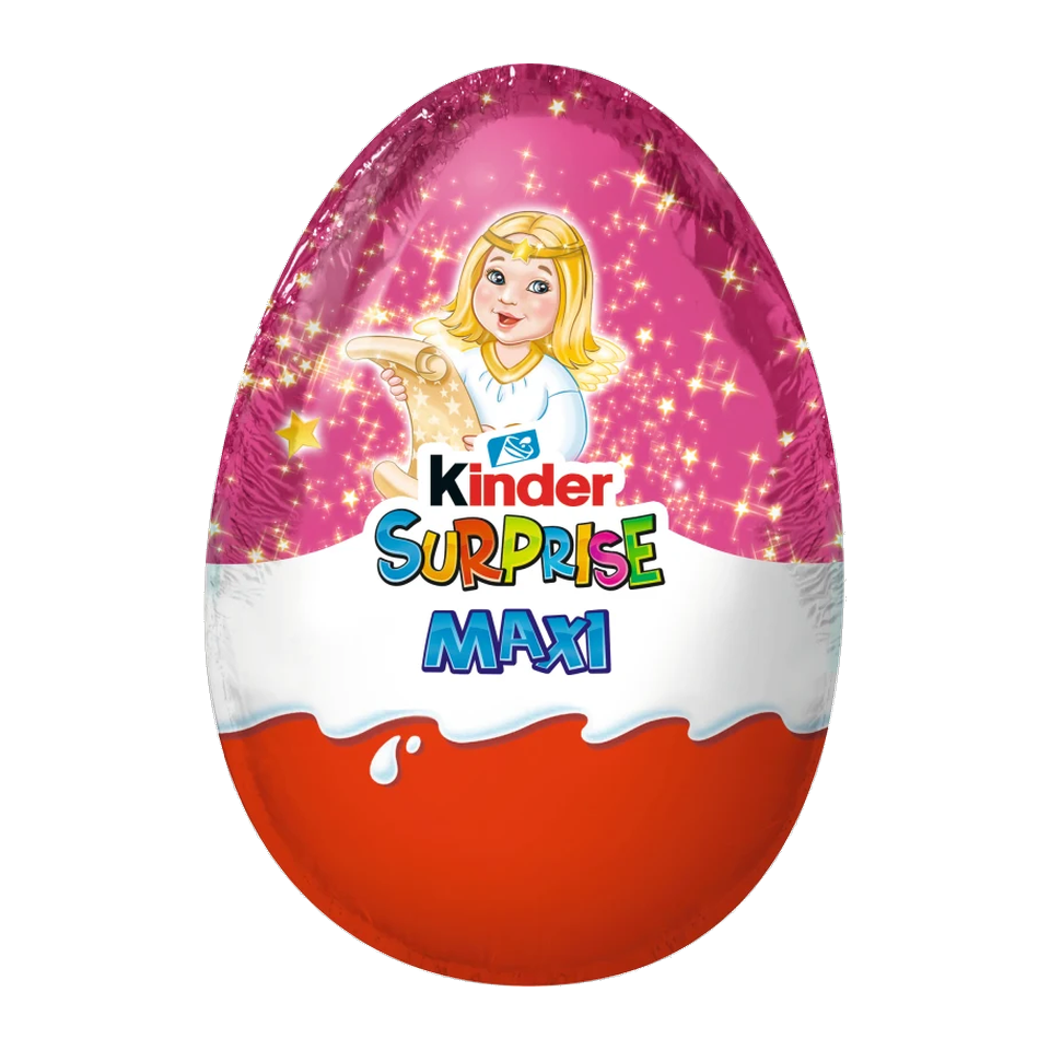 Kinder Surprise Maxi Christmas Egg for Girls with Toy