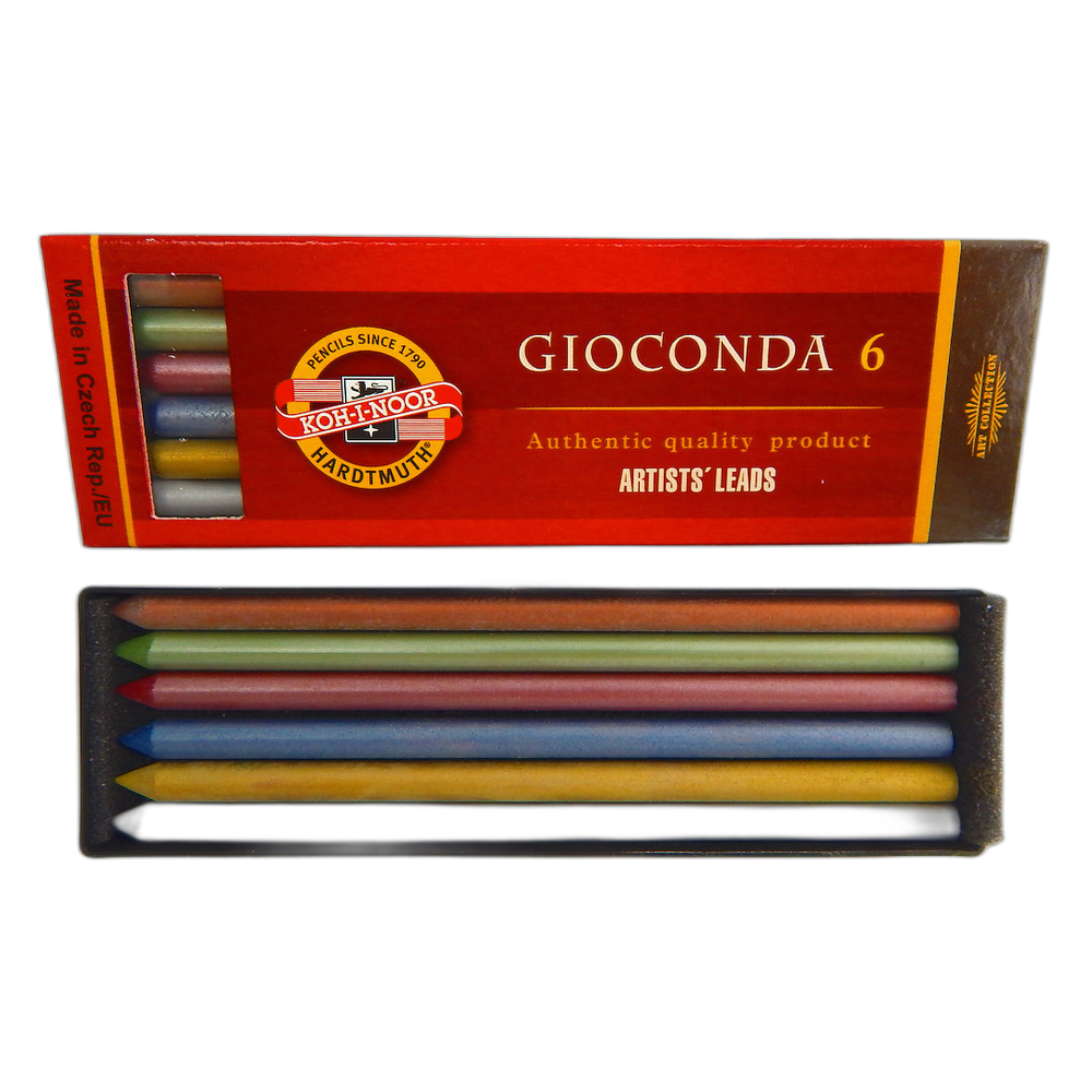 Koh-i-Noor 4380 Metallic Leads 5.6 x 120 mm Set of 6