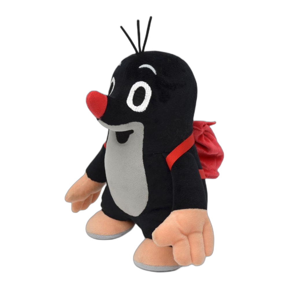 Little Mole 20 cm plush toy, with backpack