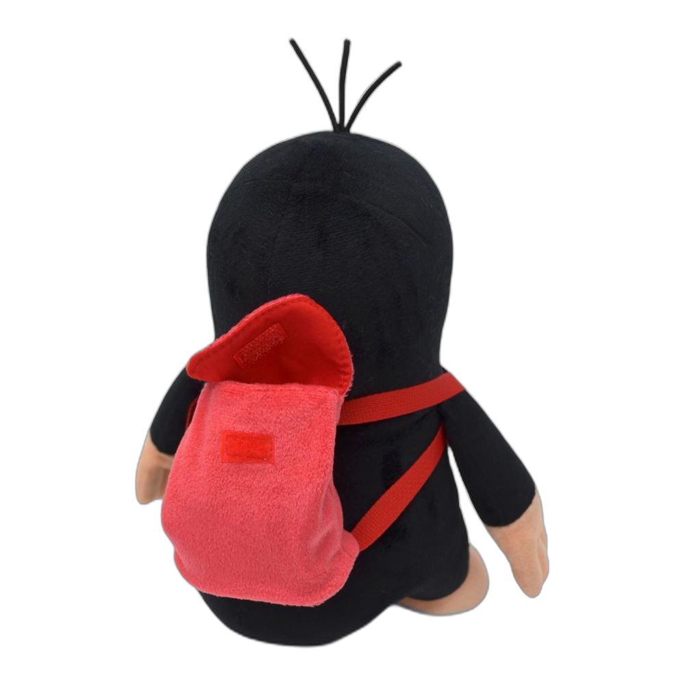Little Mole 20 cm plush toy, with backpack