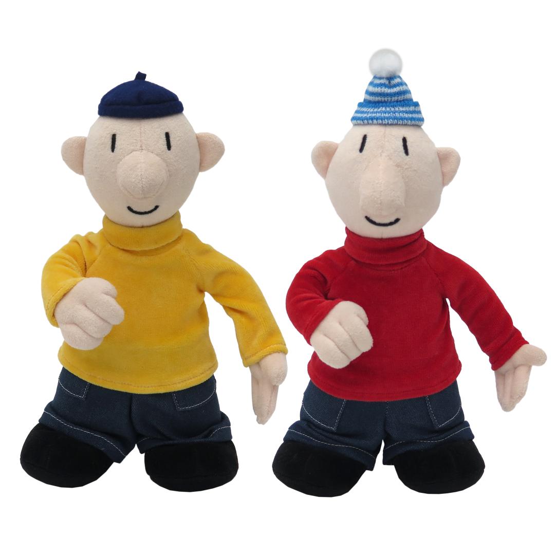Pat And Mat 25 cm, formbares 2-teiliges Set
