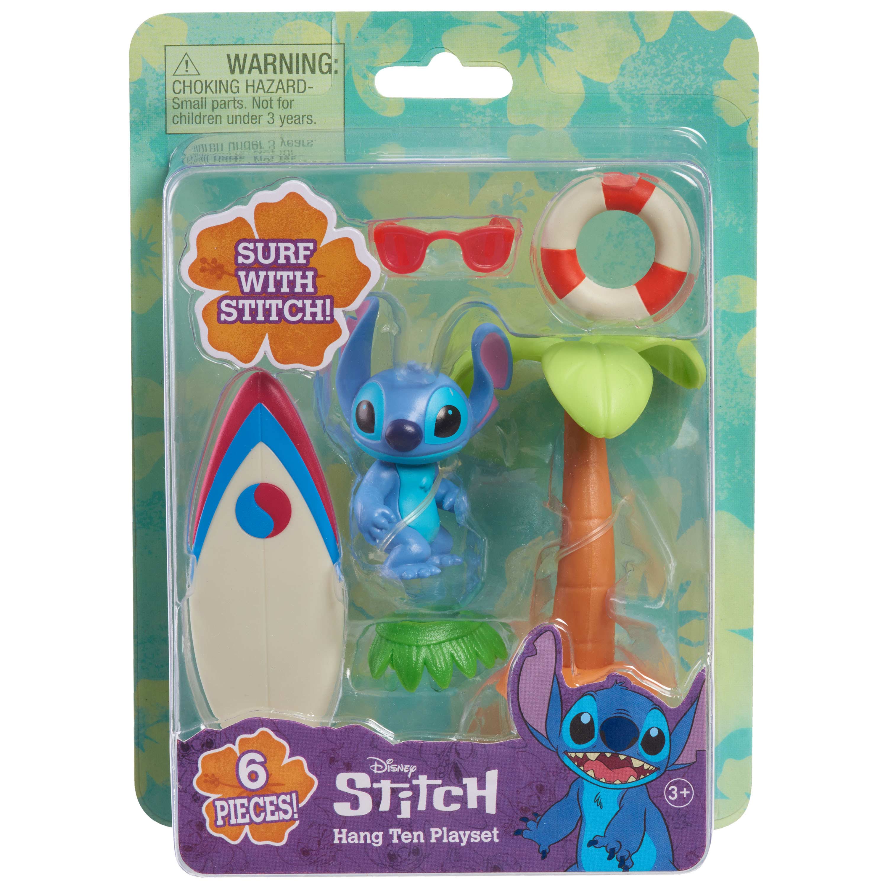 Stitch Hang Ten figure playset 6 pcs