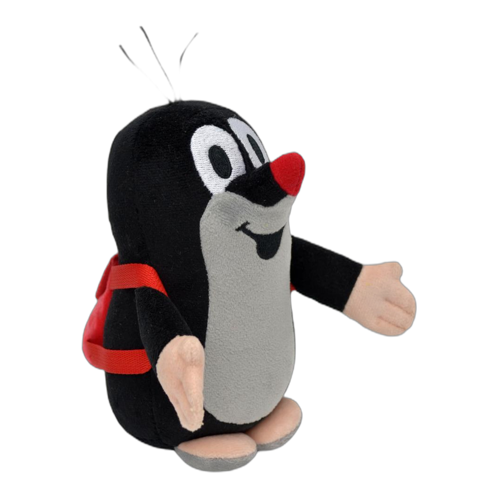 Little Mole 16 cm plush toy, with backpack