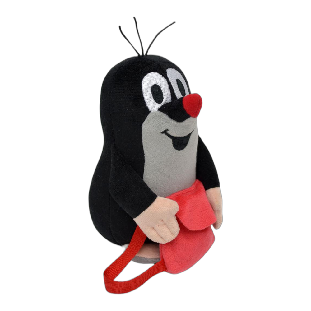 Little Mole 16 cm plush toy, with backpack