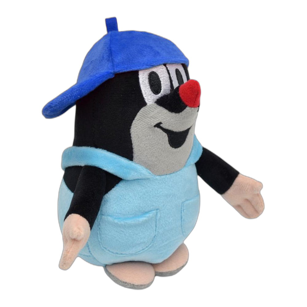 Little Mole 16 cm plush toy, blue cap, trousers