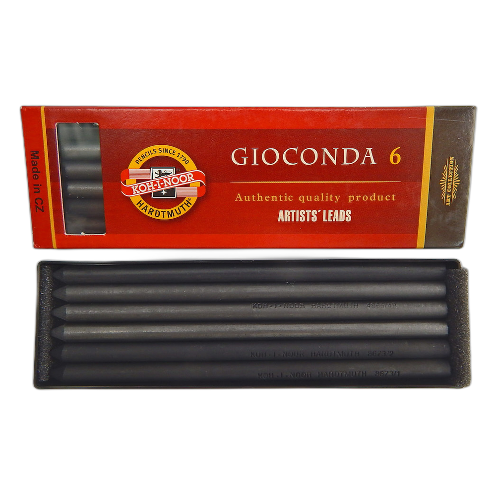 Koh-i-Noor Gioconda 4869/II Artist Drawing Leads 5.6 mm Set of 6