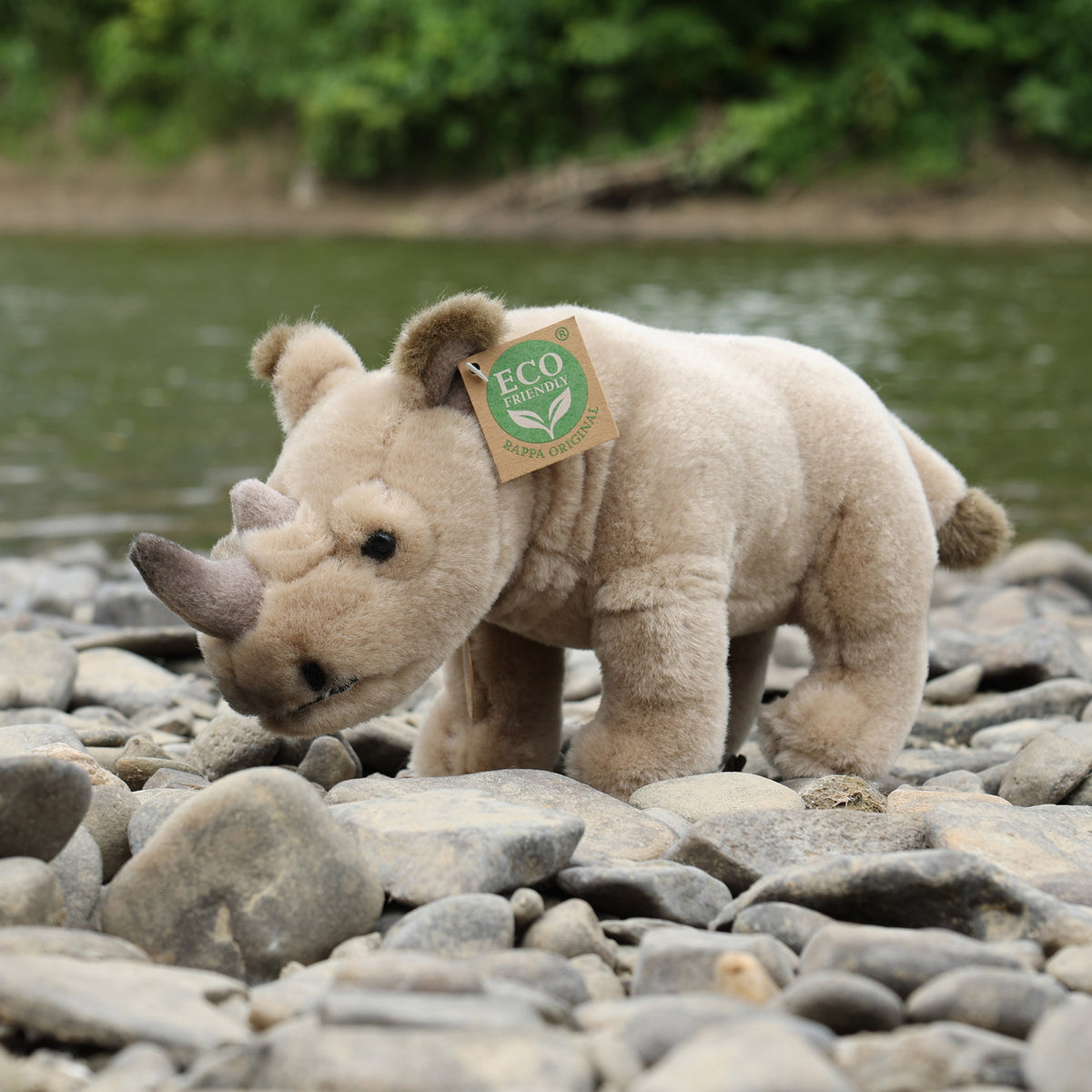 Plush rhinoceros 23 cm