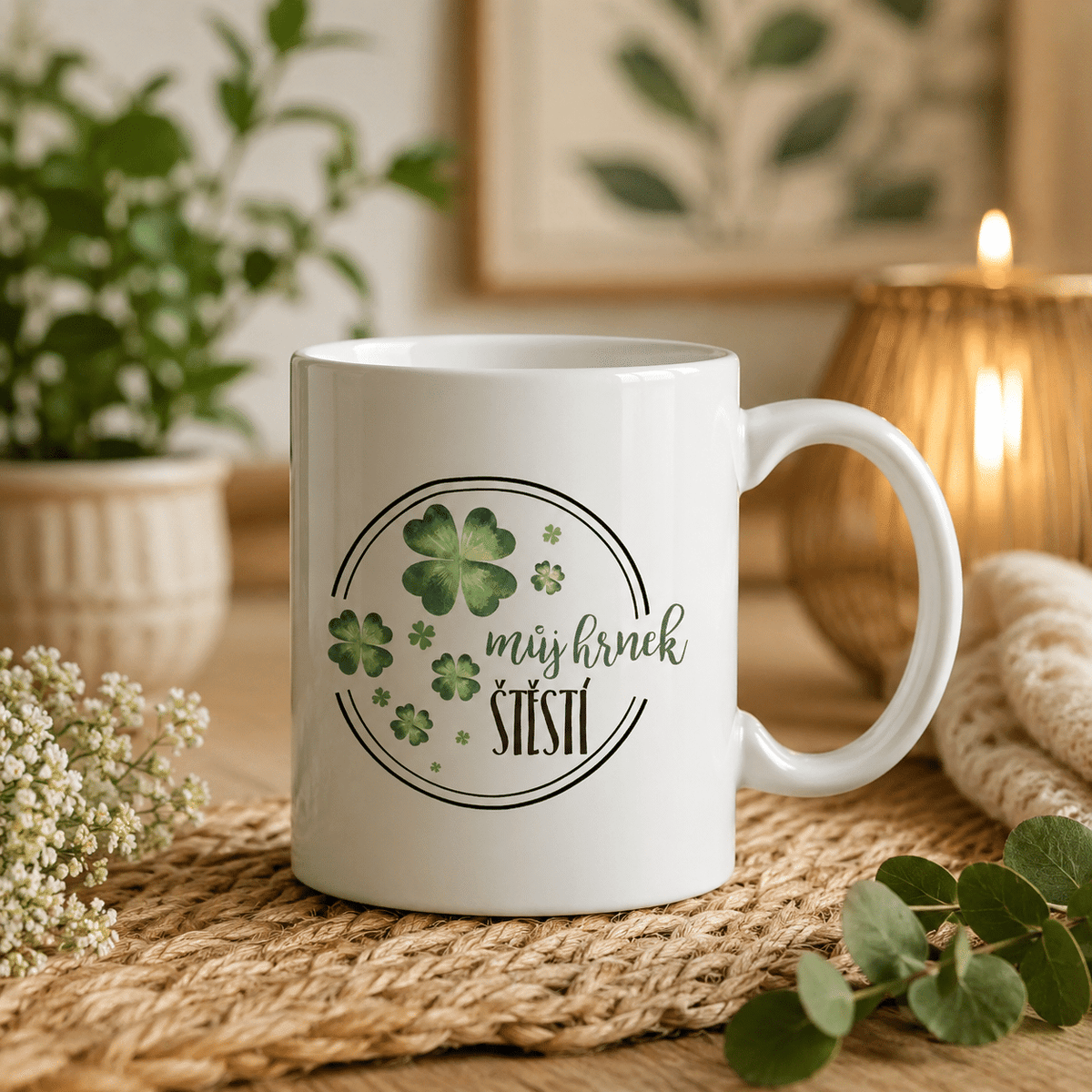 Ceramic Mug 350 ml – For Good Luck