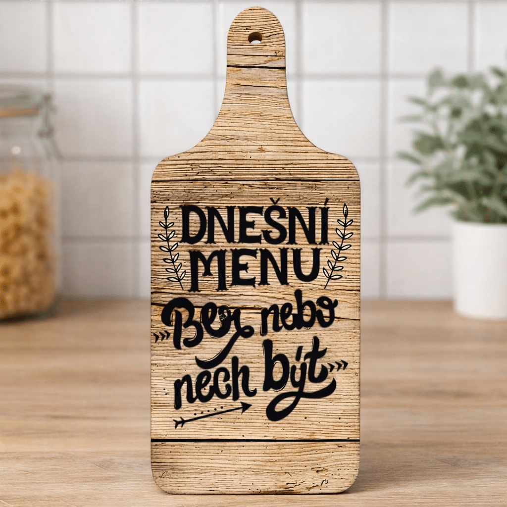 Decorative Kitchen Board 28 cm – Today's Menu