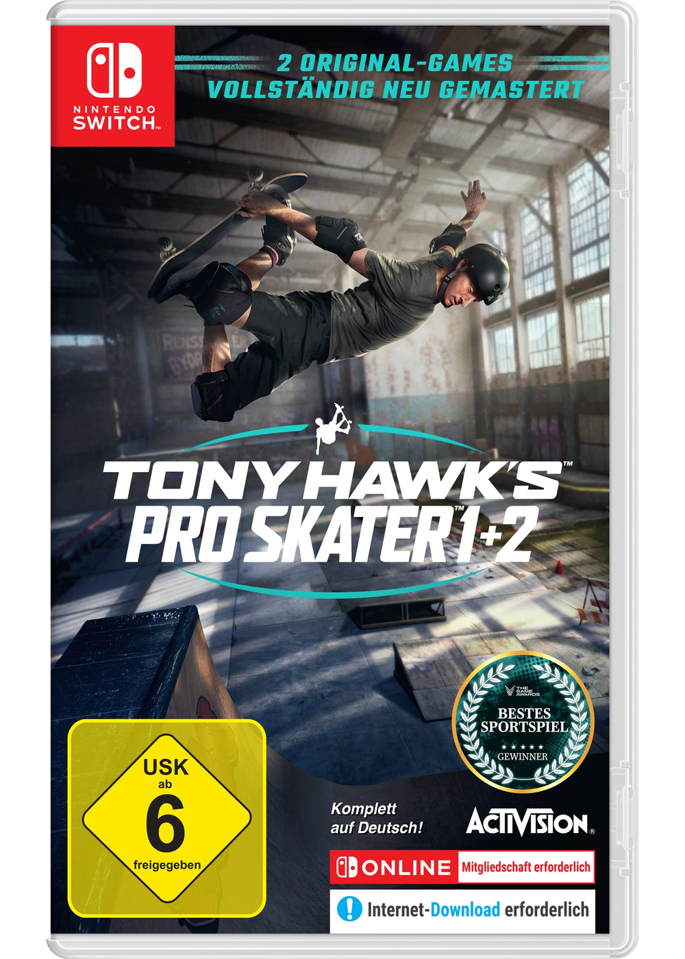 Tony Hawk's Pro Skater 1 + 2 (Nintendo Switch)