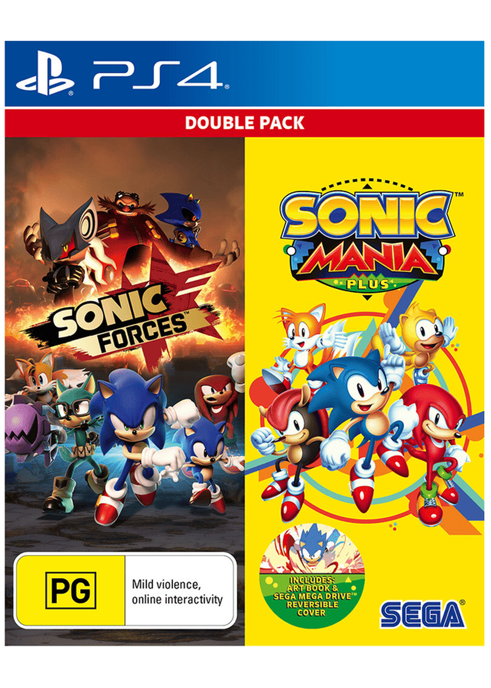 Sonic Mania Plus + Sonic Forces – Double Pack (PS4)
