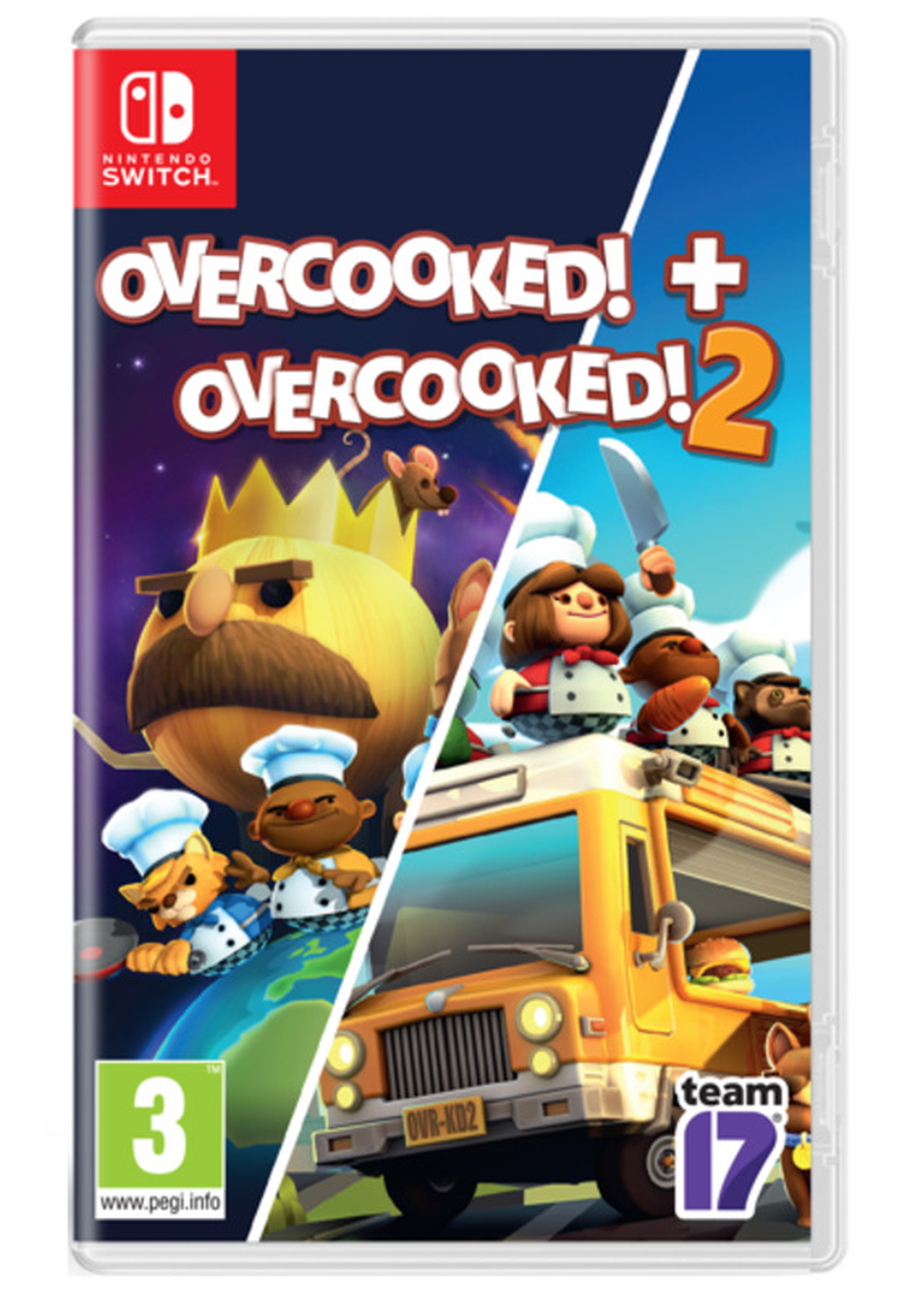 Overcooked! + Overcooked! 2 Double Pack (Nintendo Switch)