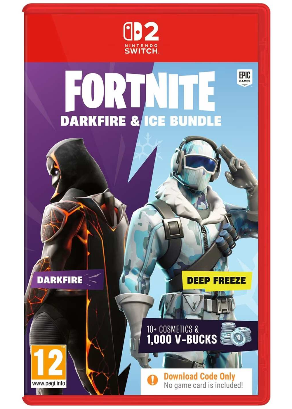 Fortnite: Darkfire & Ice Bundle – Code in a Box (Nintendo Switch 2)