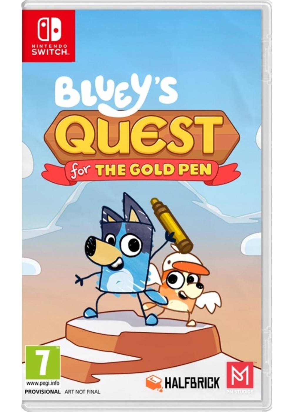 Bluey's Quest for the Gold Pen (Nintendo Switch)