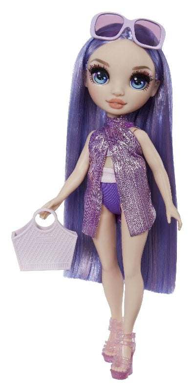 Rainbow High fashion doll in swimsuit - Violet Willow