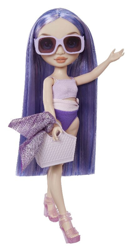 Rainbow High fashion doll in swimsuit - Violet Willow