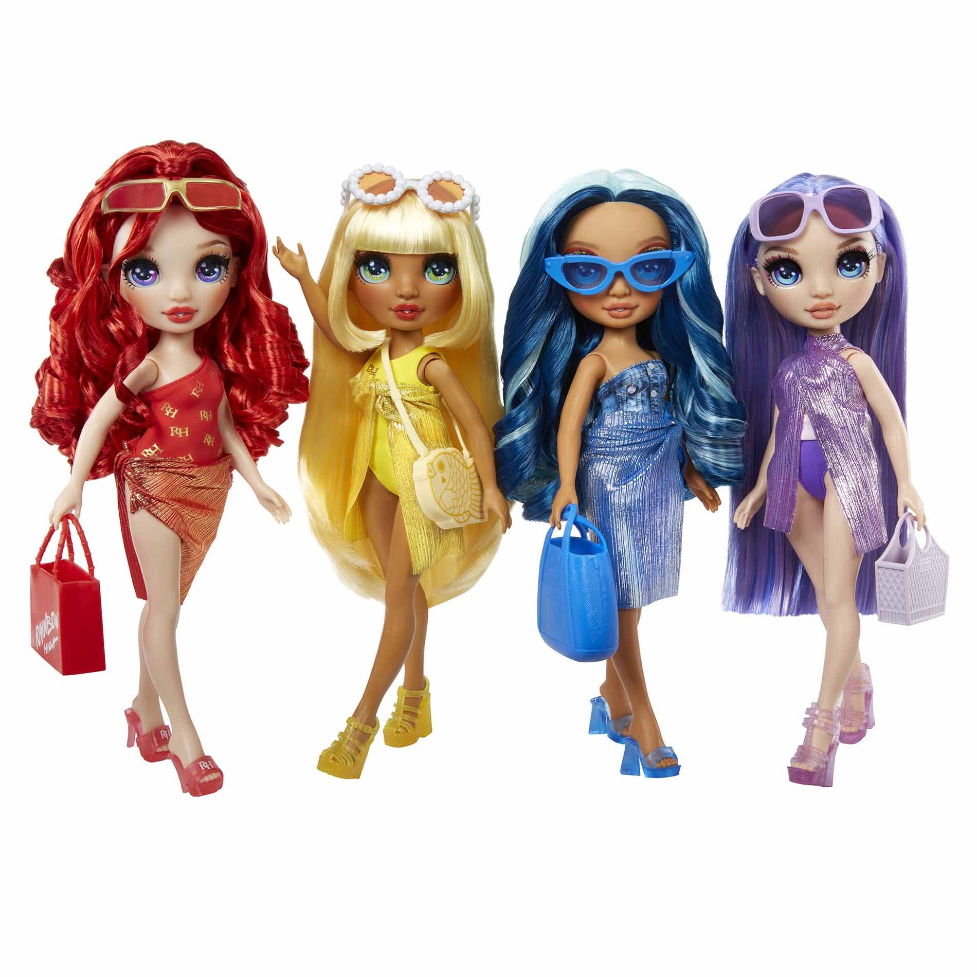 Rainbow High fashion doll in swimsuit - Violet Willow