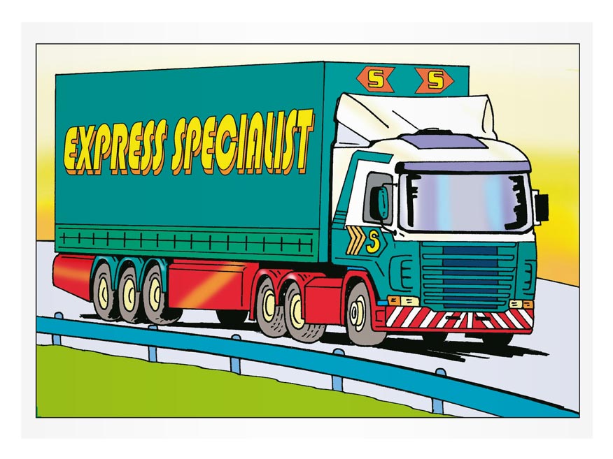 MFP Truck Colouring Book