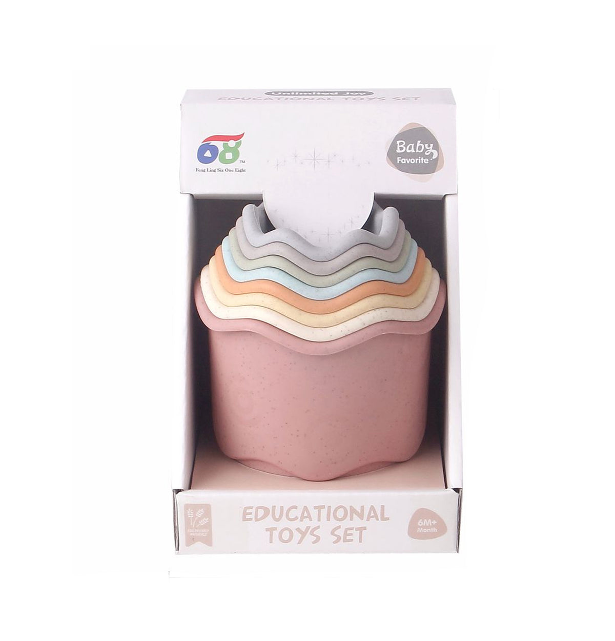 ZIRO stacking cups 8 pcs