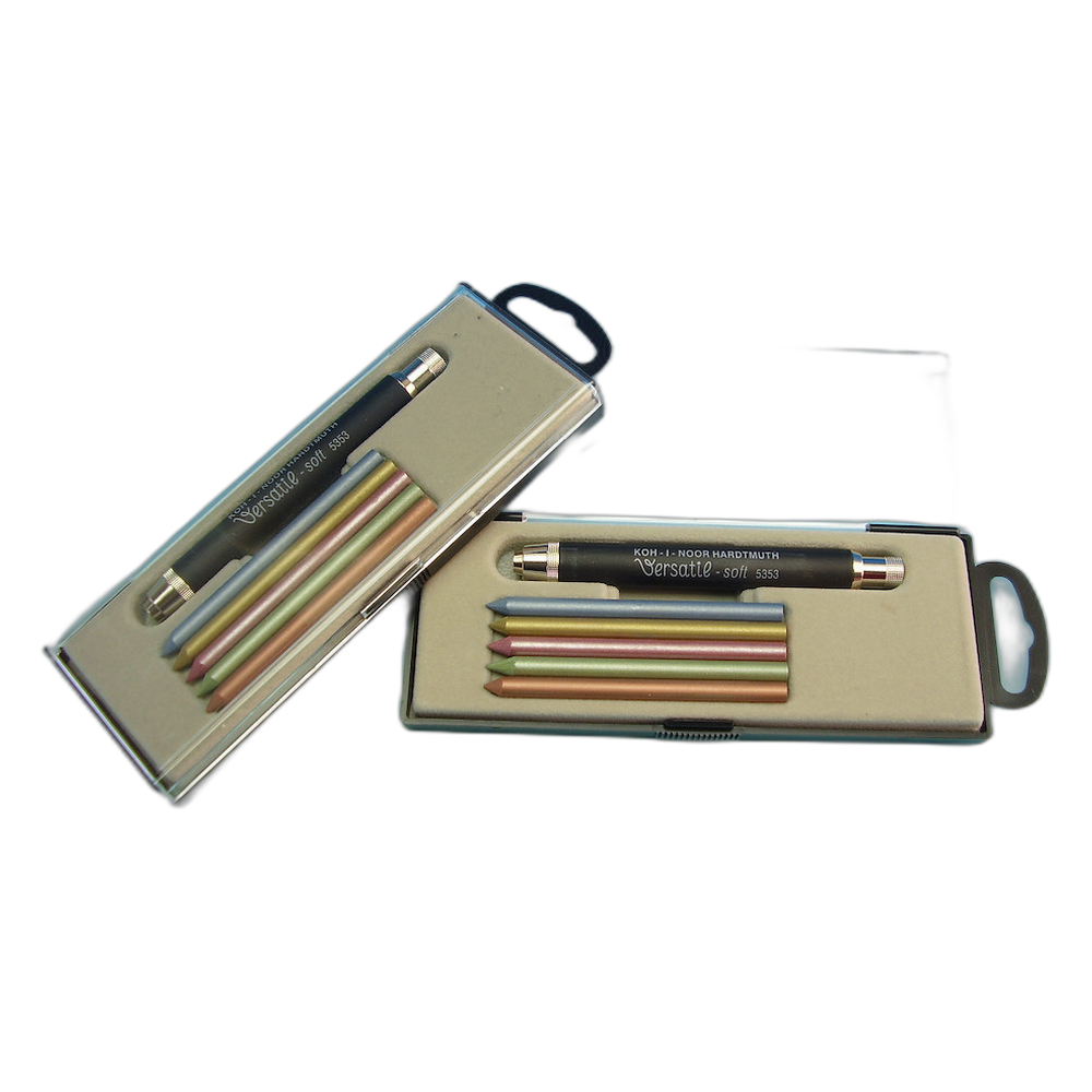 Koh-i-Noor Versatil 5353 Soft Clutch Pencil 5.6 mm with 6 Metallic Leads