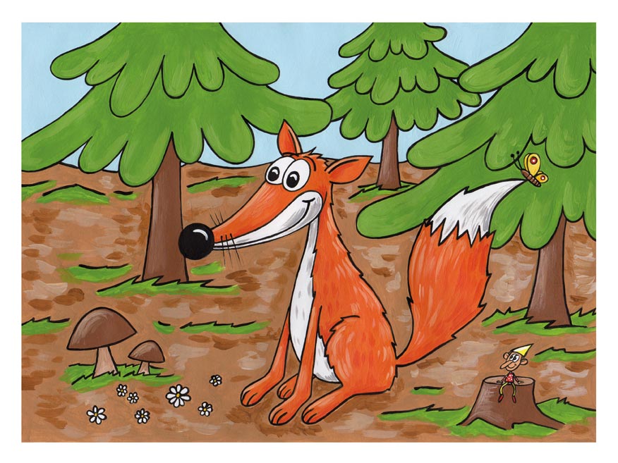 Forest Animals Colouring Book