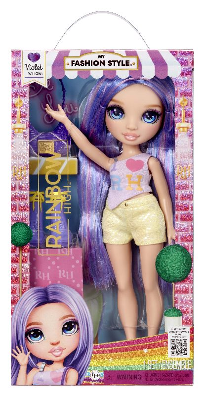 Rainbow High My Fashion Style Doll Violet 28 cm